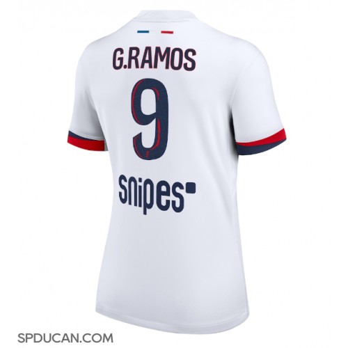 Zenski Nogometni Dres Paris Saint-Germain Goncalo Ramos #9 Gostujuci 2025-26 Kratak Rukav